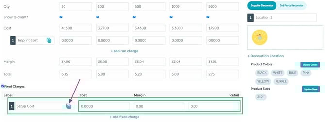 FixedChargeDecoMatrix