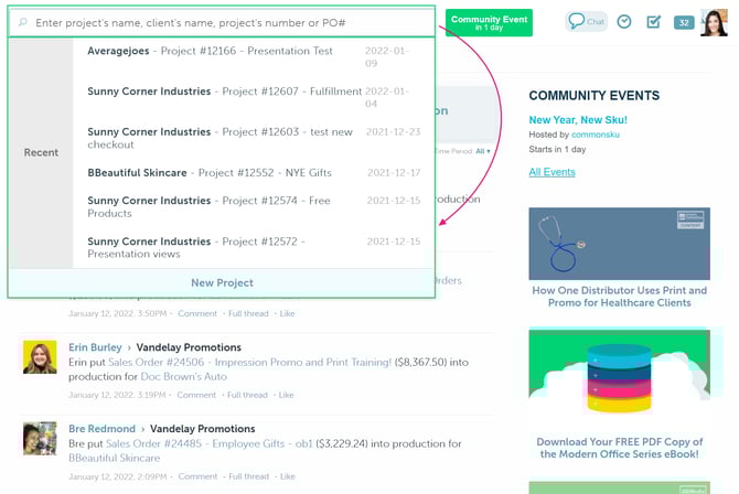 Global Search bar 2_mostrecentprojects