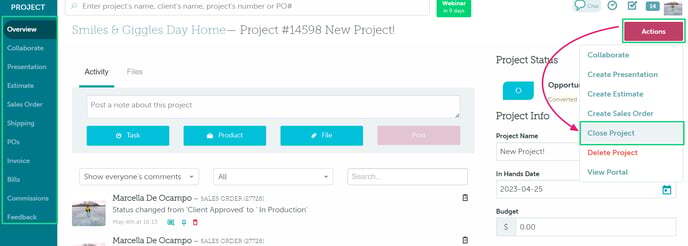 01_CloseProject