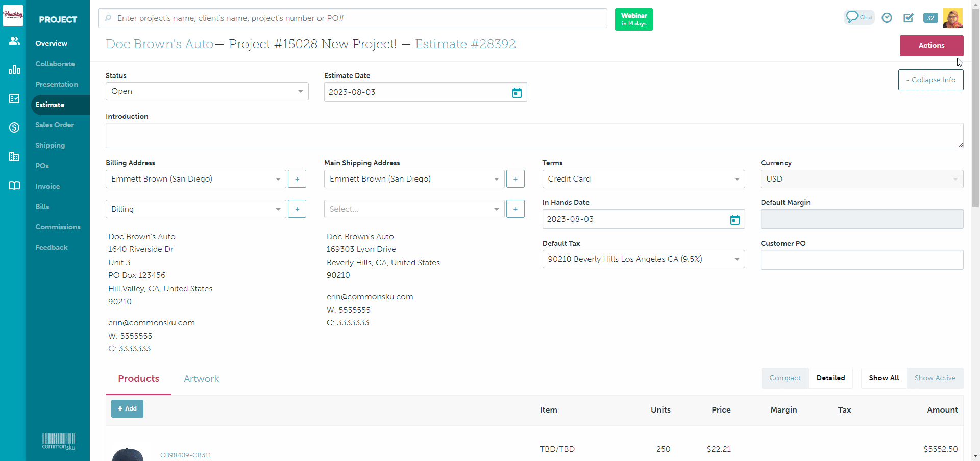 03_To copy an estimate into a new shop