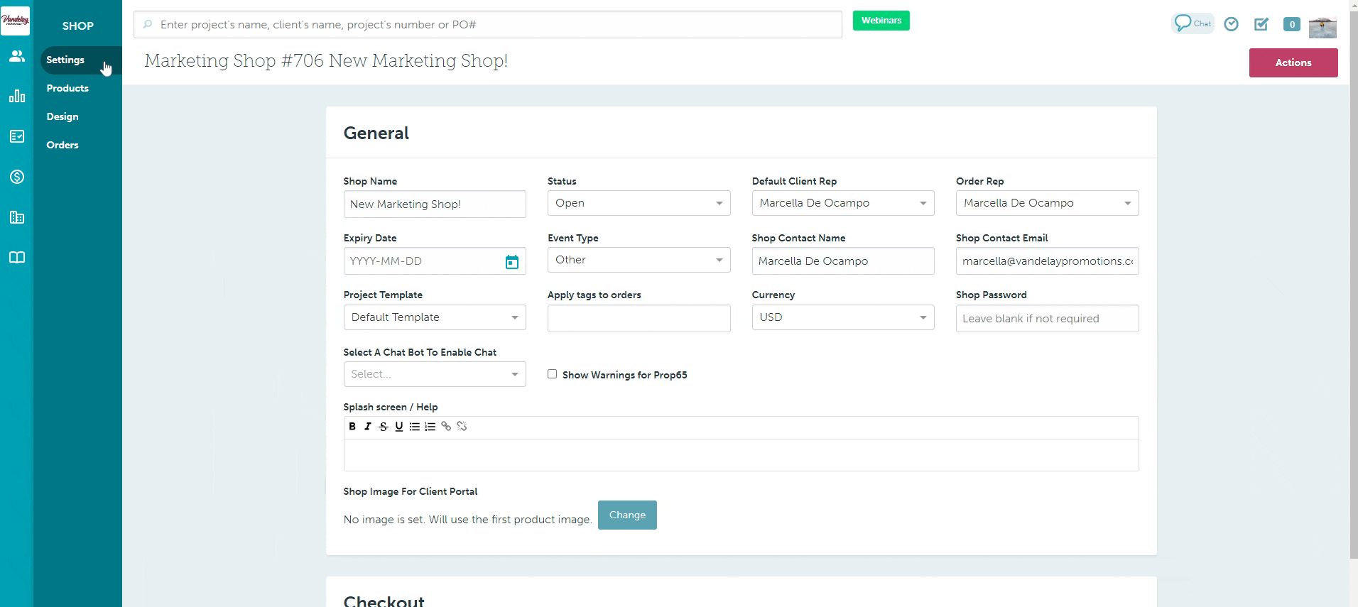 MarketingCheckout