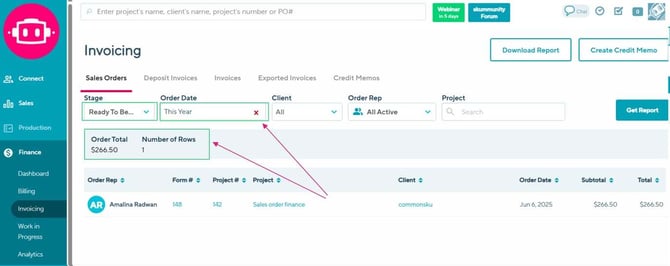 ready to be invoiced