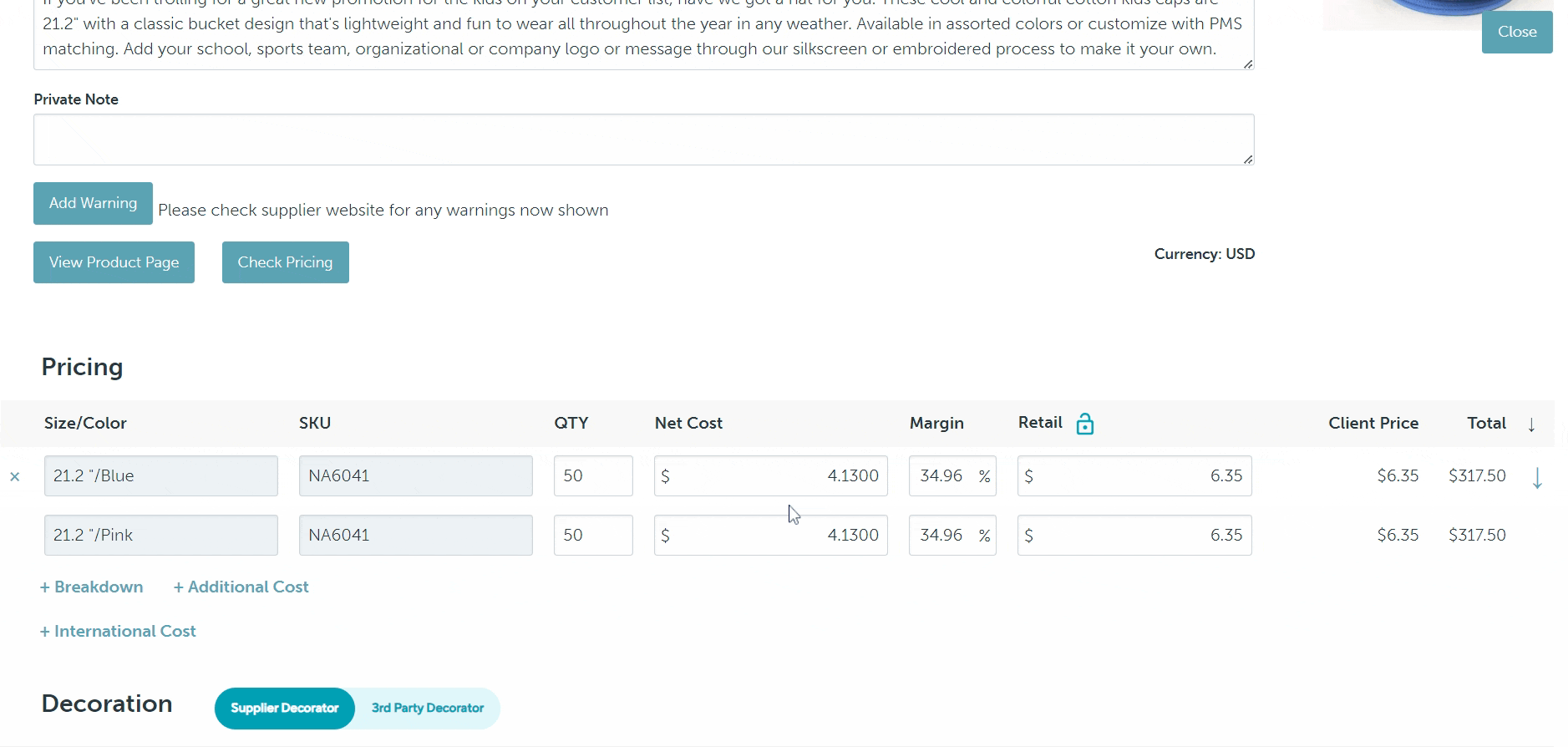 04_Check Pricing