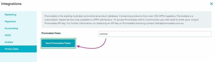 AddPromodataToken