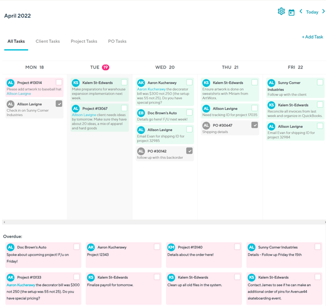 Reminders 2 -Management-Dashboard