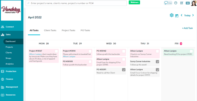 manage your tasks