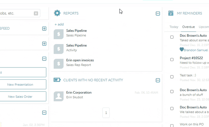 create a new report