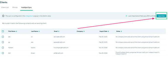 24_To initiate first import of contacts