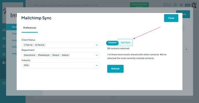 05_To sync your contact information with Mailchimp
