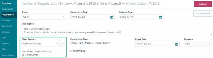 PresContact