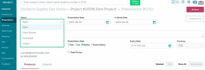 PresStatus