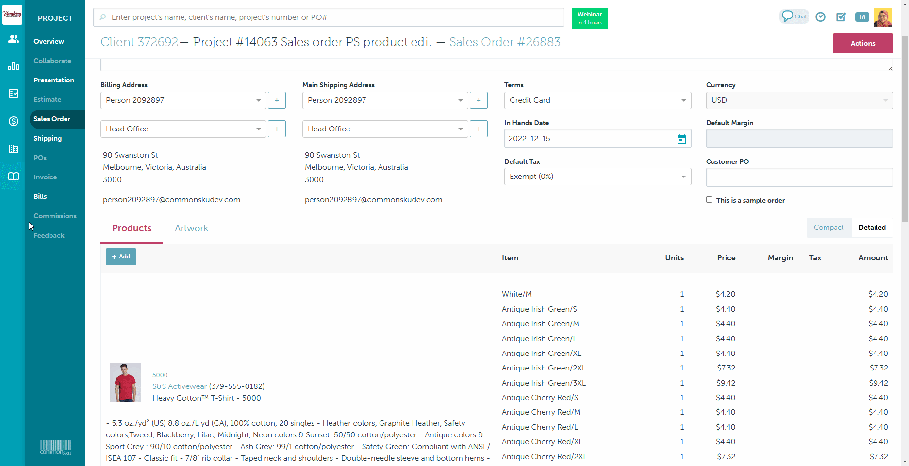 add product database
